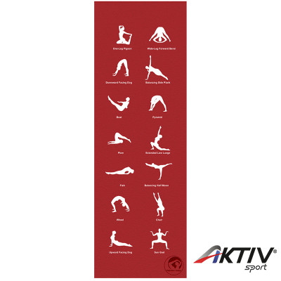 Jógaszőnyeg Trendy Home 180x60x0,5 cm piros