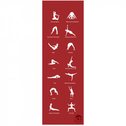 Jógaszőnyeg Trendy Home 180x60x0,5 cm piros Fitness Trendy