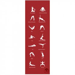 Jógaszőnyeg Trendy Home 180x60x0,5 cm piros Fitness Trendy
