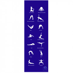 Jógaszőnyeg Trendy Home 180x60x0,5 cm kék Fitness Trendy