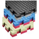 Puzzle szőnyeg Trendy Double Competition Judo 100x100x4 cm fekete-szürke