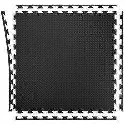 Puzzle szőnyeg Trendy Double Competition Judo 100x100x4 cm fekete-szürke