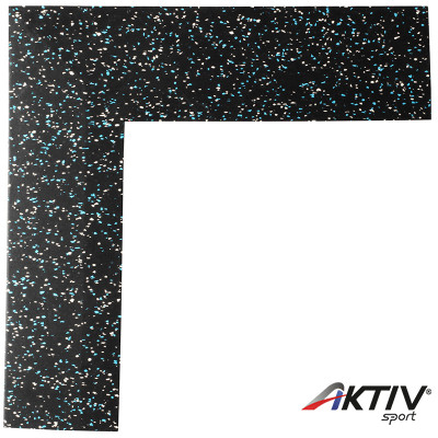 Talajvédő szőnyeg sarok Trendy fehér-kék