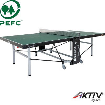 Szállítási sérült Sponeta S5-72i zöld beltéri pingpongasztal
