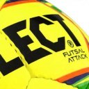 Futsal labda Select Attack Shiny sárga-zöld