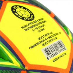 Futsal labda Select Attack Shiny sárga-zöld