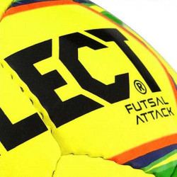 Futsal labda Select Attack Shiny sárga-zöld