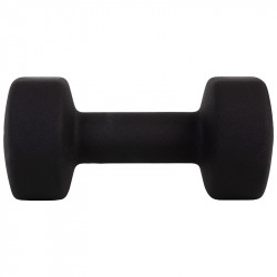 Súlyzó neoprén Aktivsport 6 kg fekete