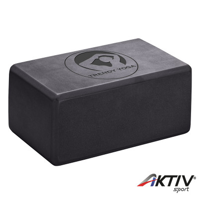 Jóga tégla Trendy 23x15x10 cm fekete