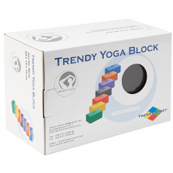Jóga tégla Trendy 23x15x10 cm fekete