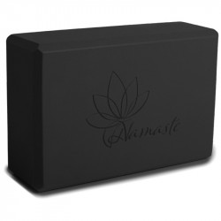 Jóga tégla Trendy 23x15x7,5 cm fekete Fitness Trendy
