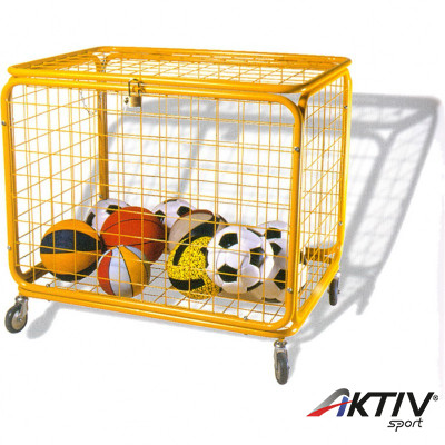 Szállítás sérült labdatartó kocsi zárható tetővel 100 x 80 x 75 cm, kerekes, 73130039