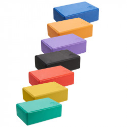 Jóga tégla Trendy 23x15x7,5 cm sárga