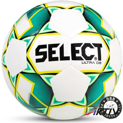 Futball labda Select Ultra DB 2019 fehér-zöld méret: 4