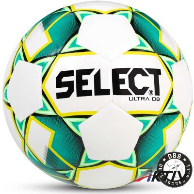 Futball labda Select Ultra DB 2019 fehér-zöld méret: 4