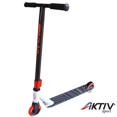 Roller Stunt extrém fehér-piros