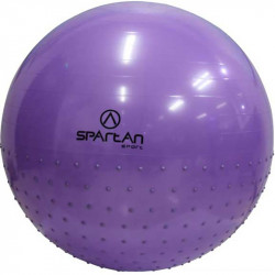 Gimnasztikai masszázs labda 75 cm lila Fitness Spartan