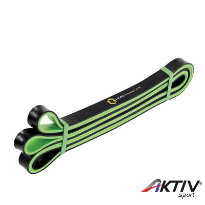 Erősítő gumiszalag HMS Premium fekete-lime közepes