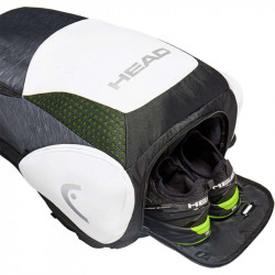 Hátizsák Head Djokovic fekete-fehér