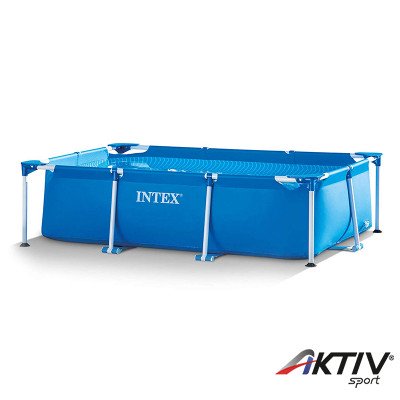 Medence szett Rectangular Frame szögletes 220x150x60 cm