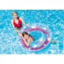 Csillám úszógumi Intex átlátszó rózsaszín