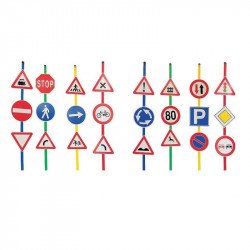 Kresz tábla szett A+B Játék Italveneta Didattica