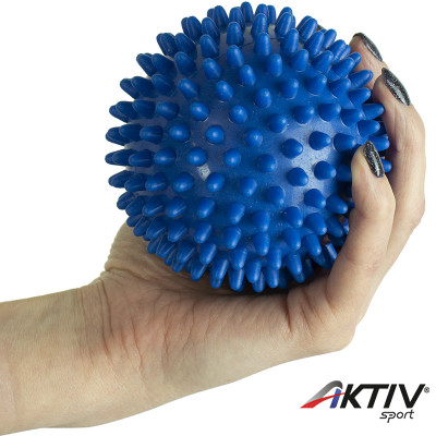 Tüskés masszírozó labda 9 cm Aktivsport