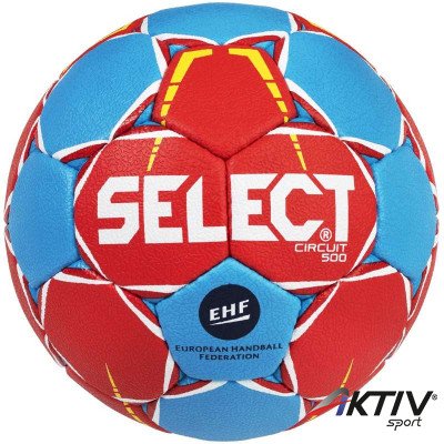 Kézilabda Select Circuit piros-kék 450 g