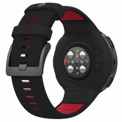 Sportóra Polar Vantage V Titan HR fekete-piros