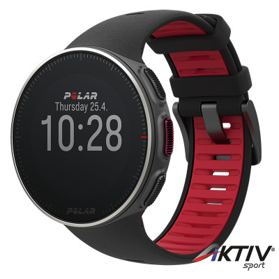 Sportóra Polar Vantage V Titan fekete-piros