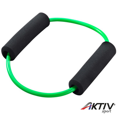 Erősítő gumikötél Body-Loop szivacsos fogantyúval közepes