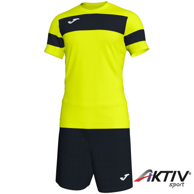Labdarúgó mez szett Joma Academy sárga-fekete csíkos