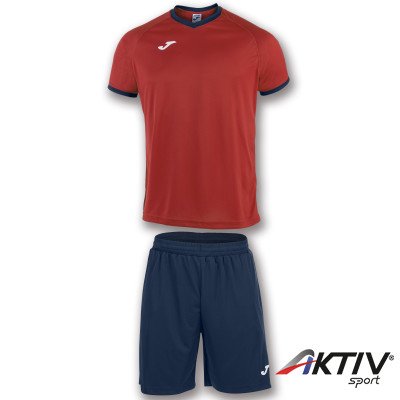 Labdarúgó mez szett Joma Academy piros-sötétkék 2XL-3XL