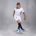 Labdarúgó mez szett Joma Roma fehér-sötétkék