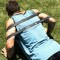 Fitnesz gumiszalag SKLZ extra erős szürke