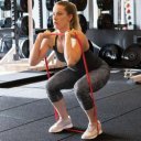 Fitnesz gumiszalag SKLZ közepes piros