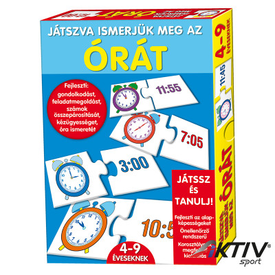 Játszva ismerjük meg az órát