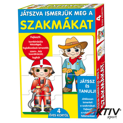 Játszva ismerjük meg a szakmákat