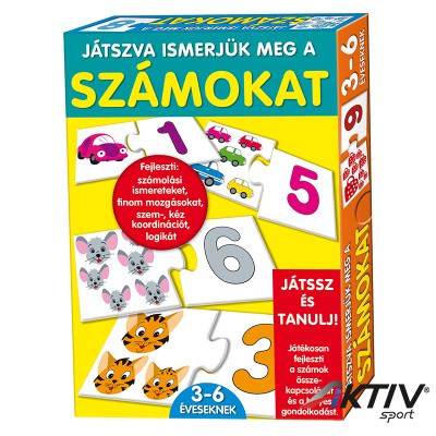 Játszva ismerjük meg a számokat
