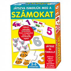 Játszva ismerjük meg a számokat Szórakoztató játékok Dohány Toys