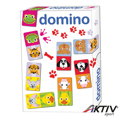 Memóriajáték Memo Domino Állatos
