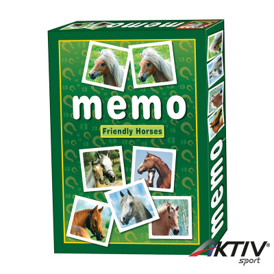 Memóriajáték Memo Domino Friendly Horses
