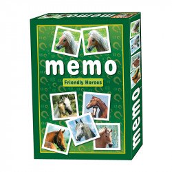 Memóriajáték Memo Domino Friendly Horses Memória játékok Dohány Toys