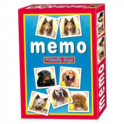 Memóriajáték Memo Domino Friendly Dogs Memória játékok Dohány Toys