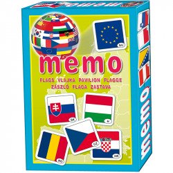 Memóriajáték Memo Domino Zászlók Memória játékok Dohány Toys