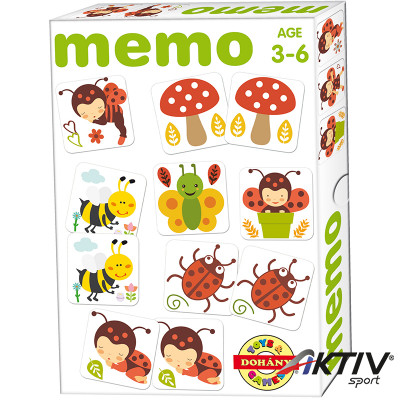 Memóriajáték Memo Domino Katicabogár