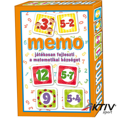 Memóriajáték Memo Domino Matematika
