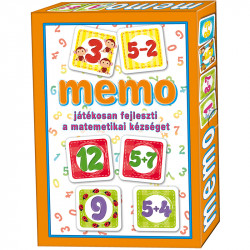 Memóriajáték Memo Domino Matematika Memória játékok Dohány Toys