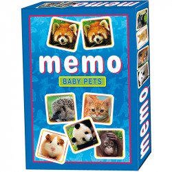 Memóriajáték Memo Domino Baby Pets Memória játékok