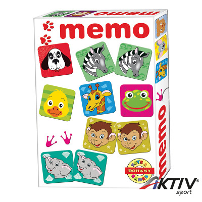 Memóriajáték Memo Domino Állatfejek